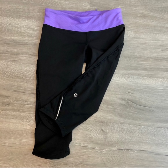 đź’•LULULEMON Ruffle Crop Legging - Picture 4 of 8